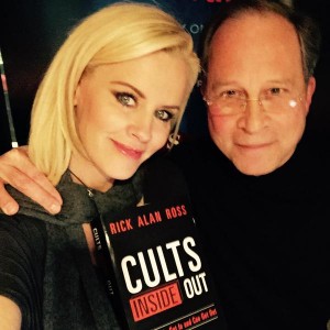 Sirius Radio host Jenny McCarthy with Rick Alan Ross 2015